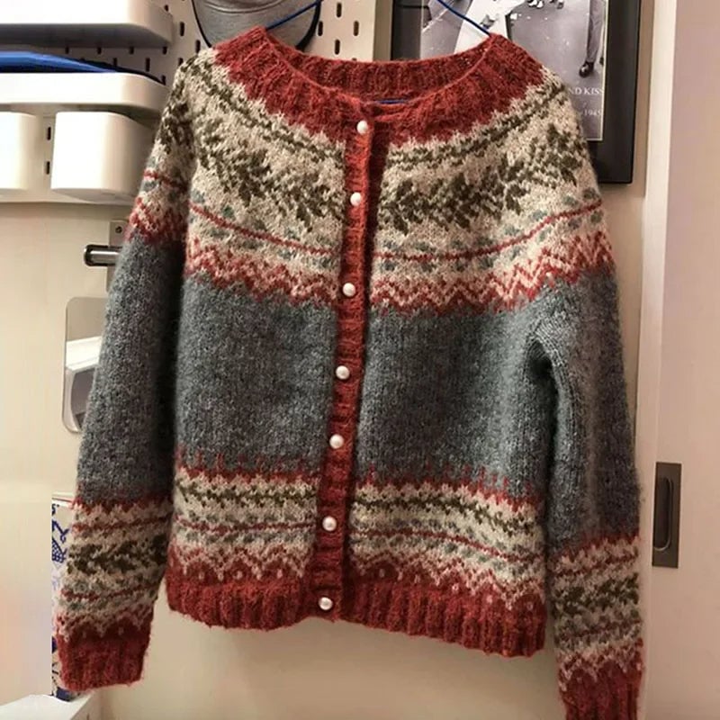 ALVA™ - GILET À RAYURES FAIR ISLE