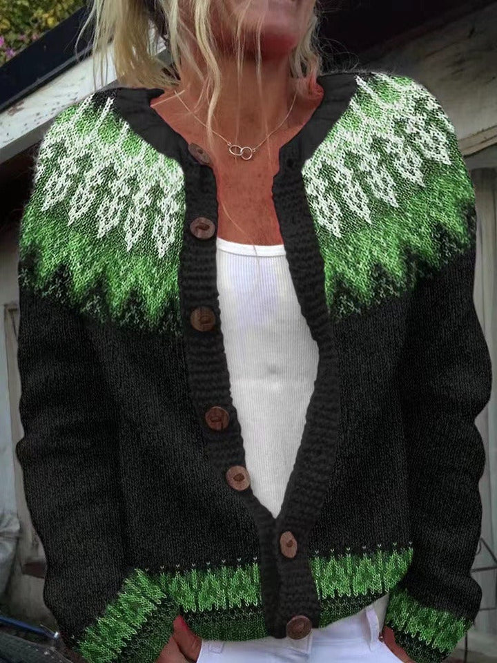VENDELA™ - CARDIGAN AVEC YOKE EN PLUMES