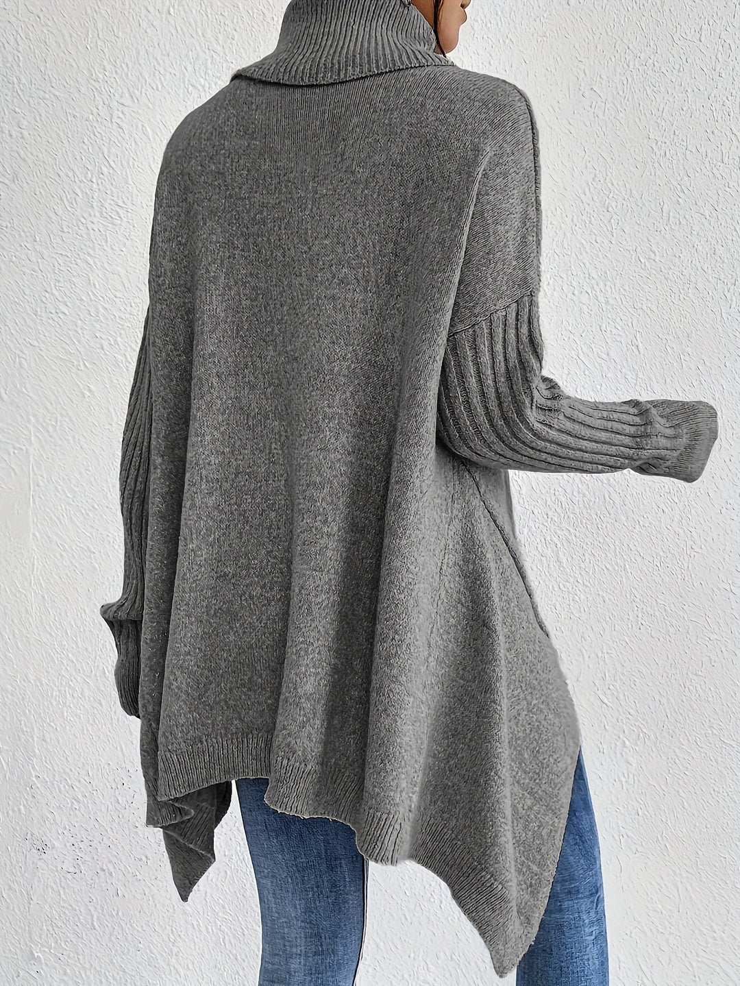 Isabelle | Pull à col roulé oversize élégant avec doublure chaude et douillette