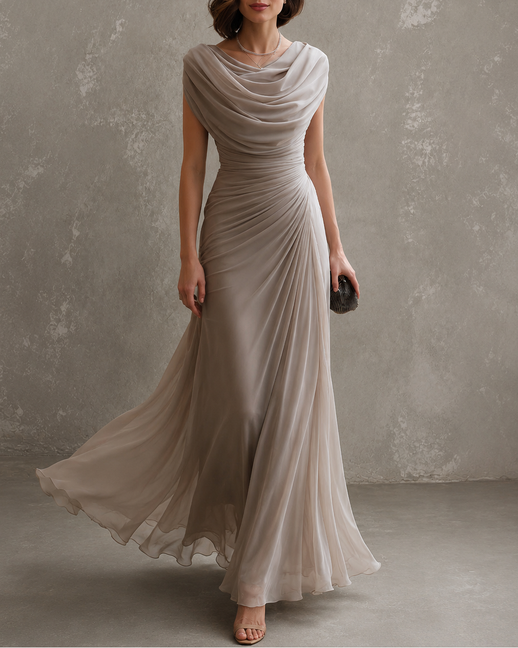 Jilliann | Robe longue élégante et fluide