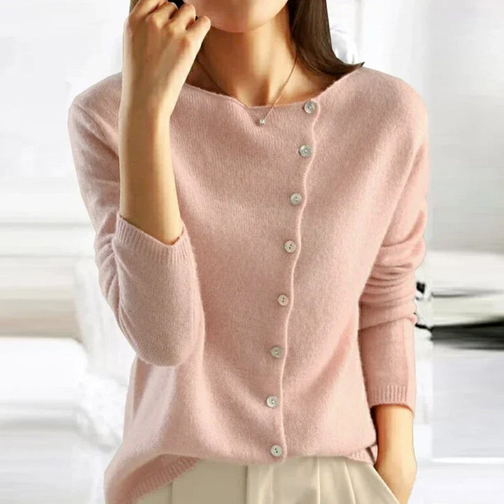 Julia | Pull en maille élégant à boutons