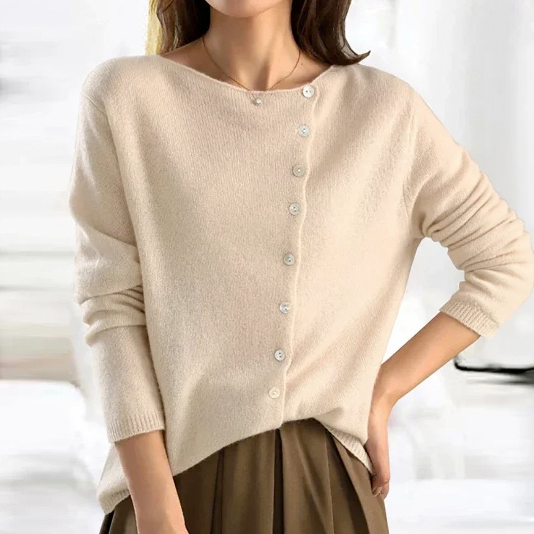 Julia | Pull en maille élégant à boutons