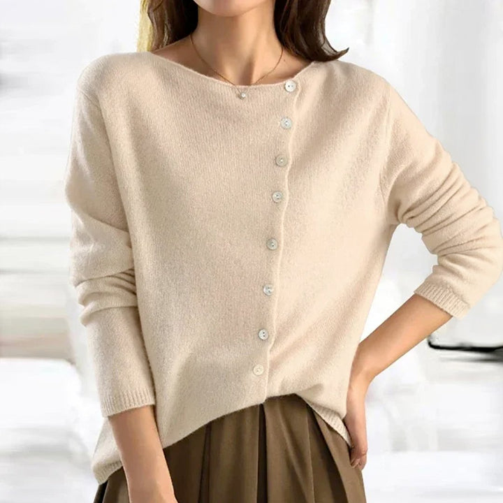 Julia | Pull en maille élégant à boutons
