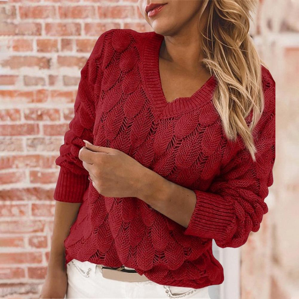 Lieke | Pull élégant à col en V