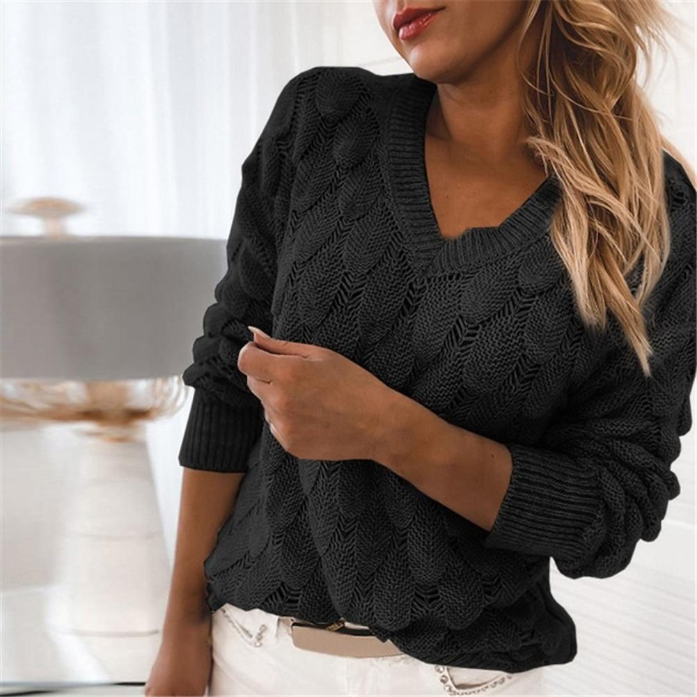 Lieke | Pull élégant à col en V