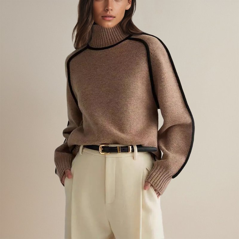 Lisanne | Pull à col roulé élégant et douillet