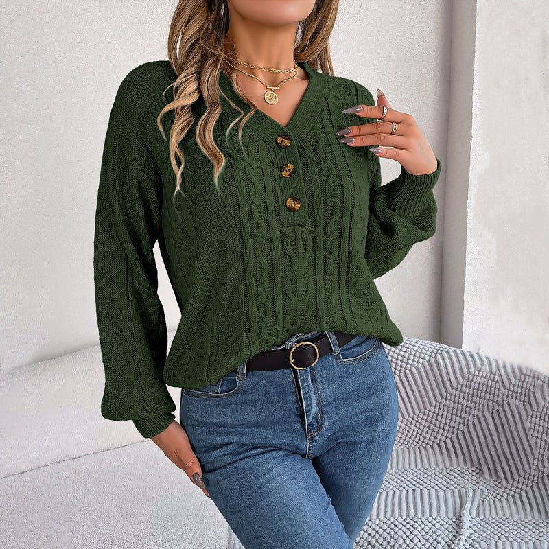 Louisa | Pull décontracté et douillet en maille torsadée