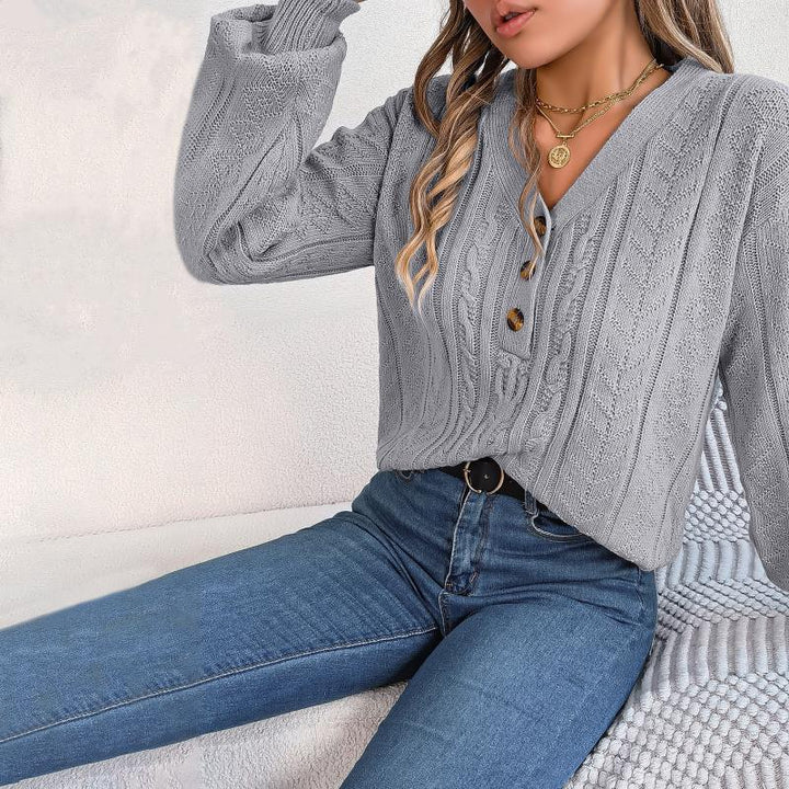 Louisa | Pull décontracté et douillet en maille torsadée