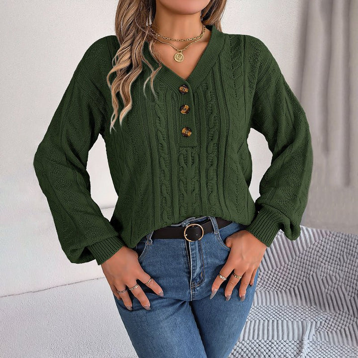 Louisa | Pull décontracté et douillet en maille torsadée