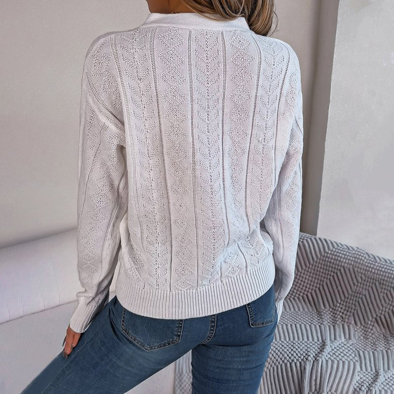 Louisa | Pull décontracté et douillet en maille torsadée