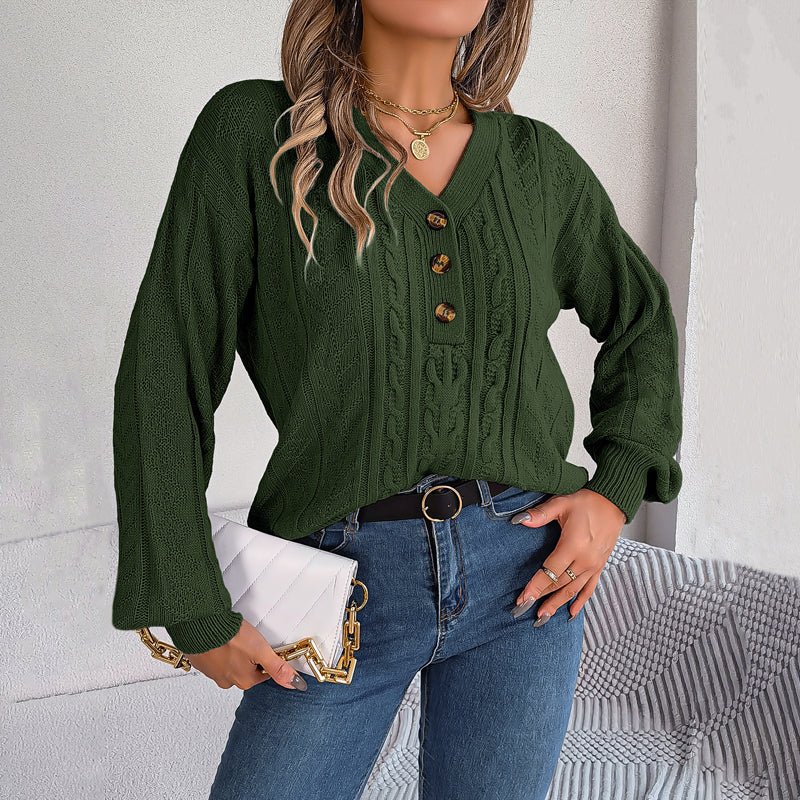 Louisa | Pull décontracté et douillet en maille torsadée
