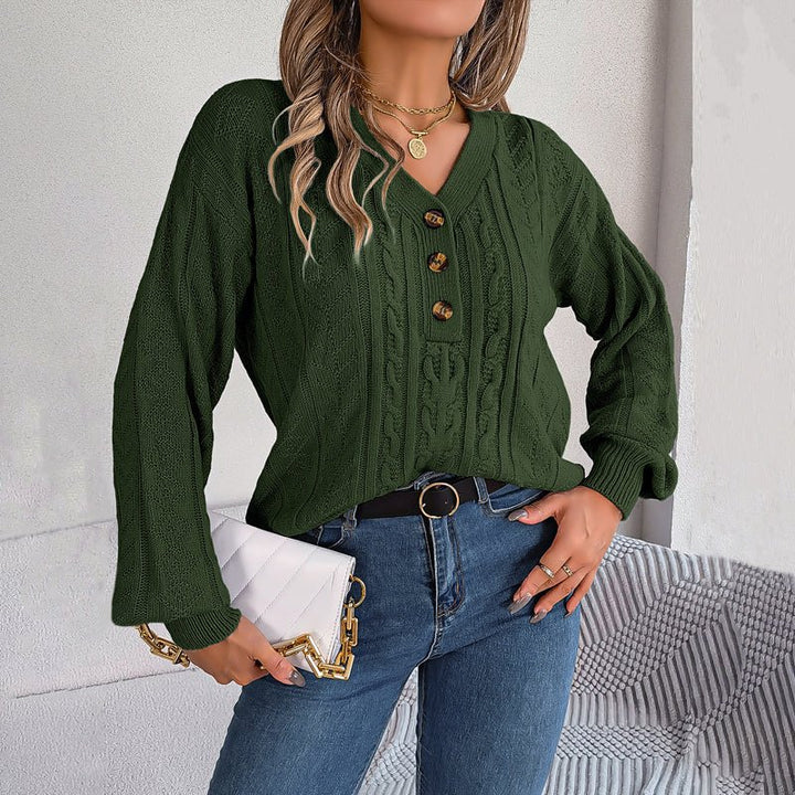 Louisa | Pull décontracté et douillet en maille torsadée