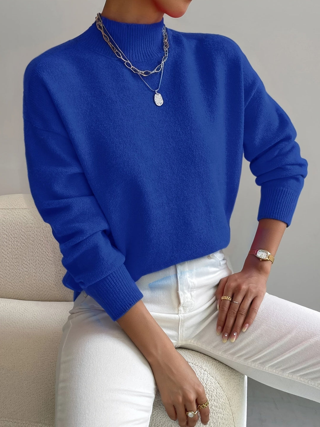 Christine | Pull Col Montant Doux