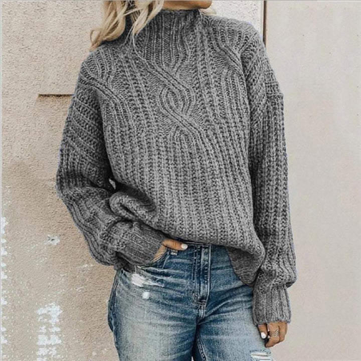 Pull femme Nanja | Col roulé douillet pour un confort au quotidien