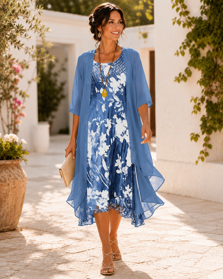 Olivia | Robe légère et aérienne à deux épaisseurs pour femme
