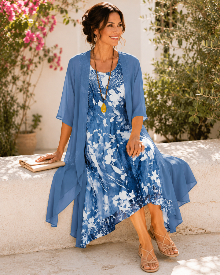 Olivia | Robe légère et aérienne à deux épaisseurs pour femme
