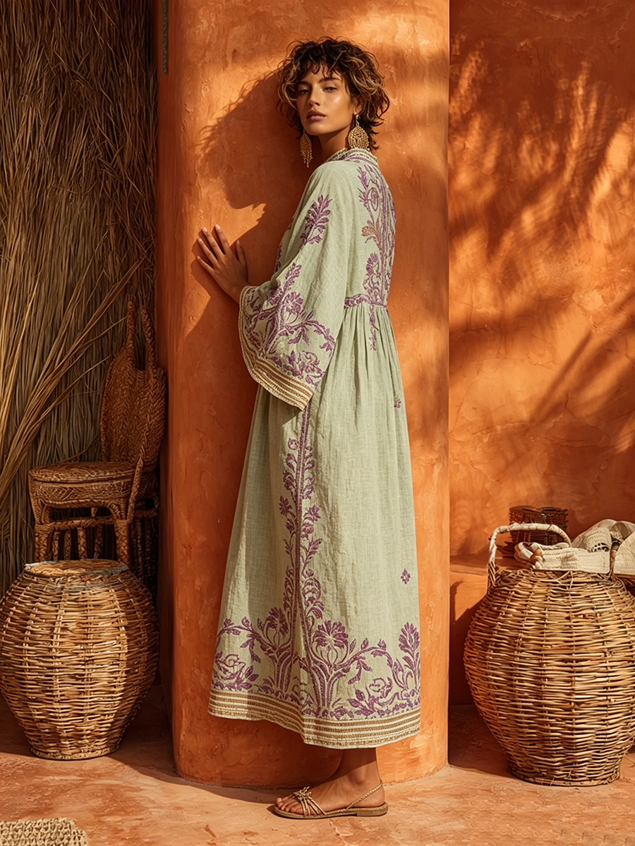 Celestina™ | Robe Bohème Brodée