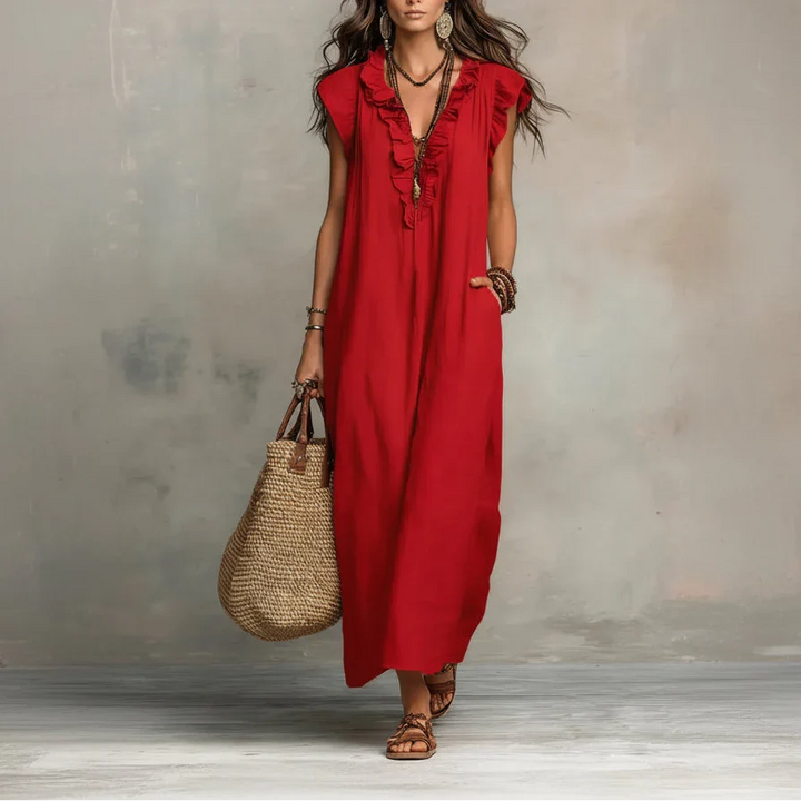 Zoey | Longue robe bohème