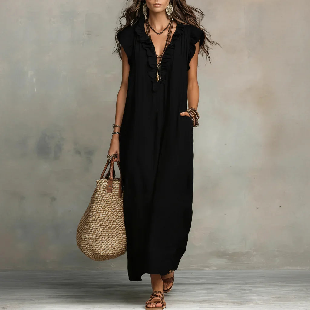 Zoey | Longue robe bohème