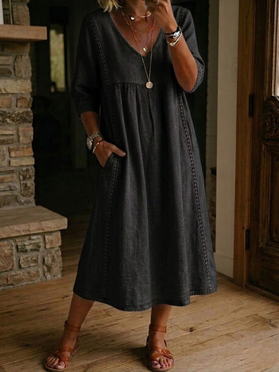 Martha | Robe longue décontractée et confortable