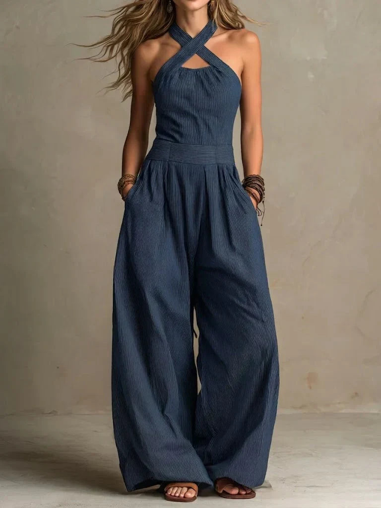 Isabella | Ensemble long et fluide à encolure américaine