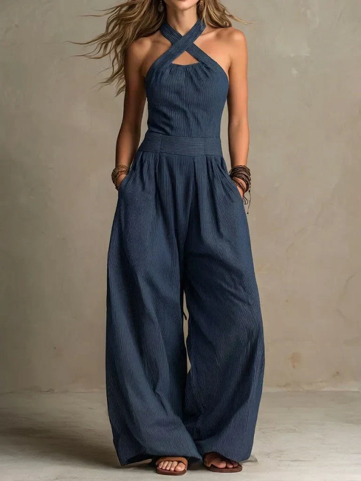 Isabella | Ensemble long et fluide à encolure américaine