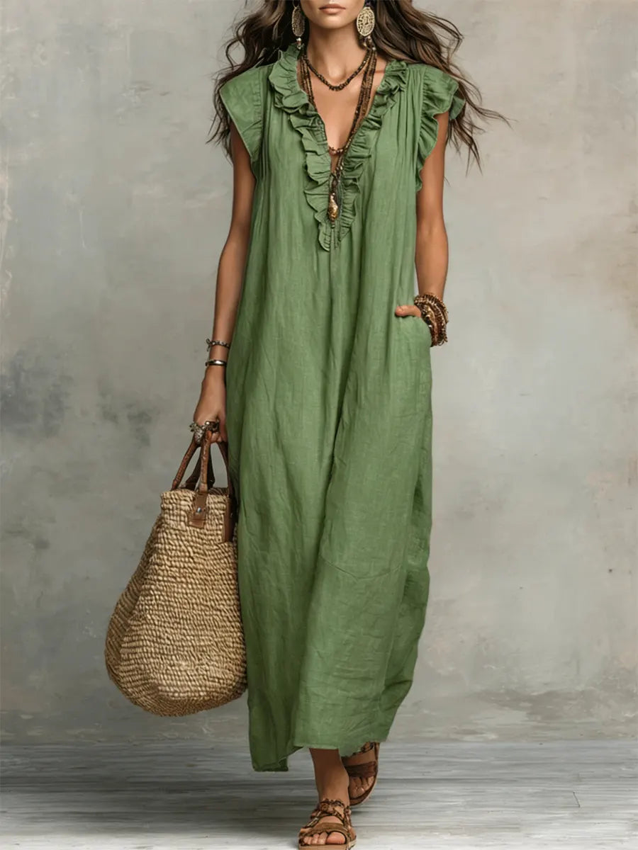 Zoey | Longue robe bohème