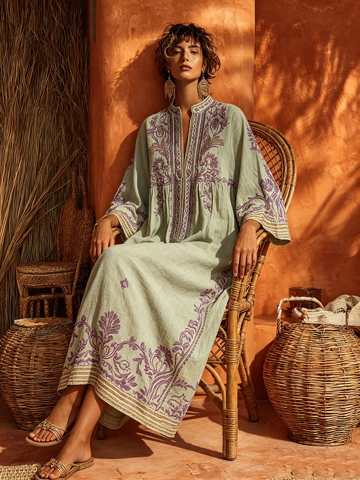Celestina™ | Robe Bohème Brodée