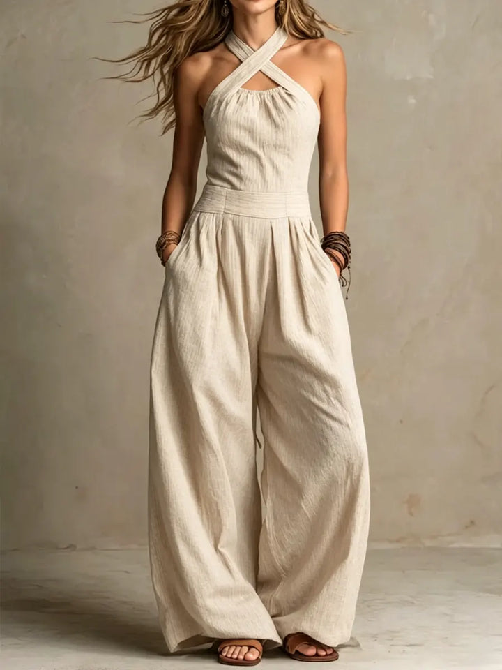 Isabella | Ensemble long et fluide à encolure américaine