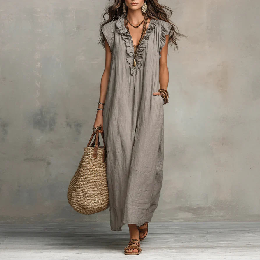 Zoey | Longue robe bohème