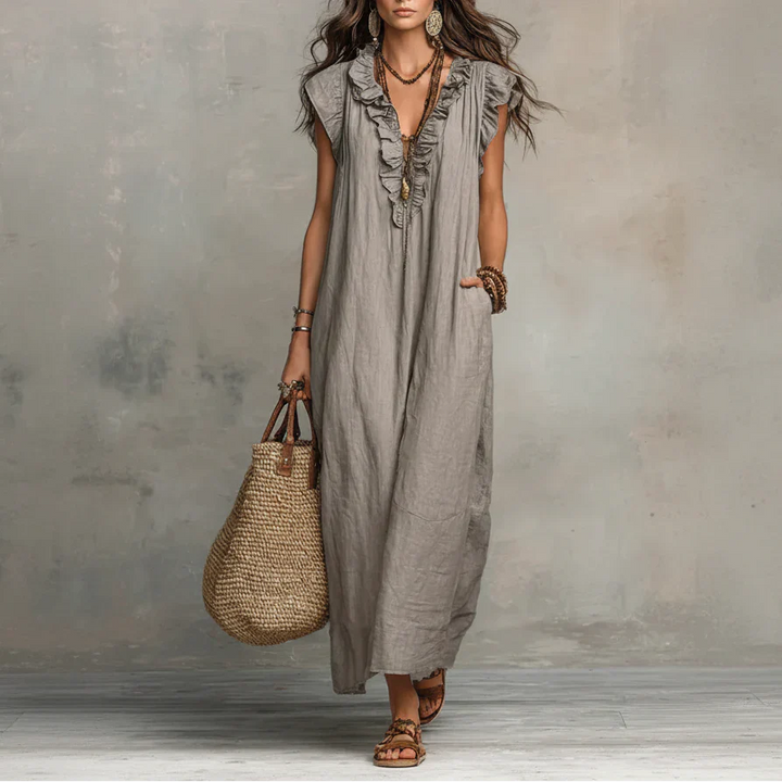 Zoey | Longue robe bohème