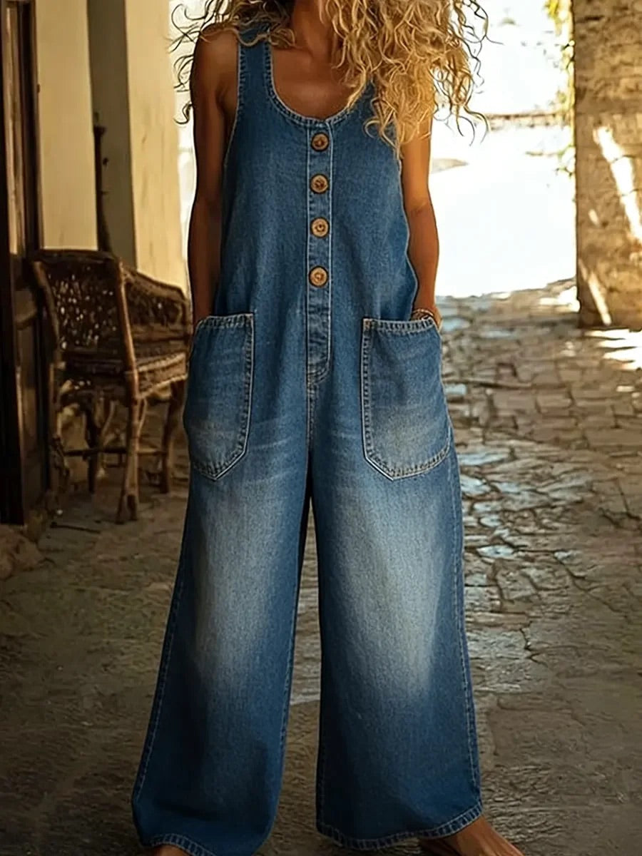Ruth | Jeans en Coton Vintage Organisés
