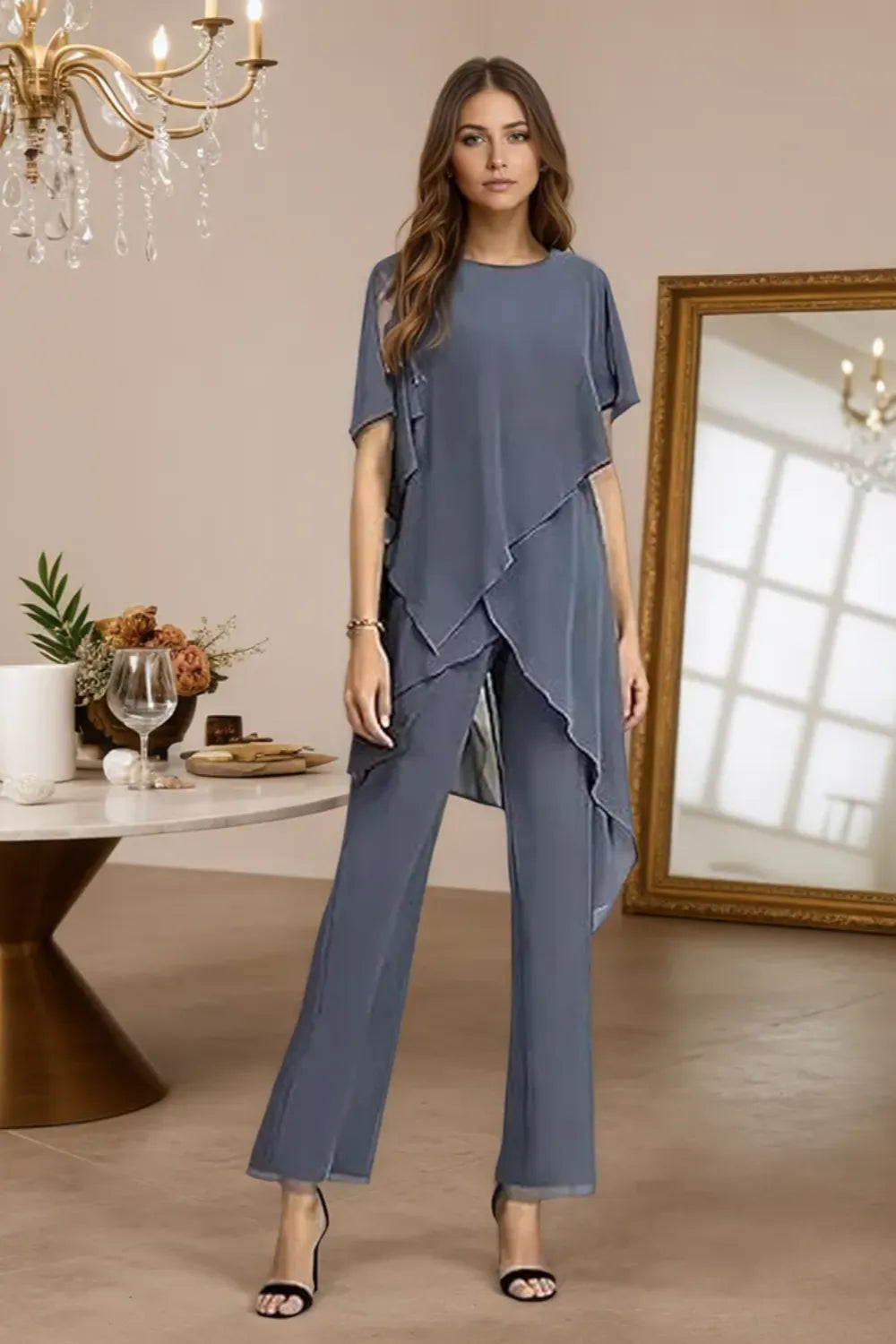 Valentine | Ensemble fluide en mousseline