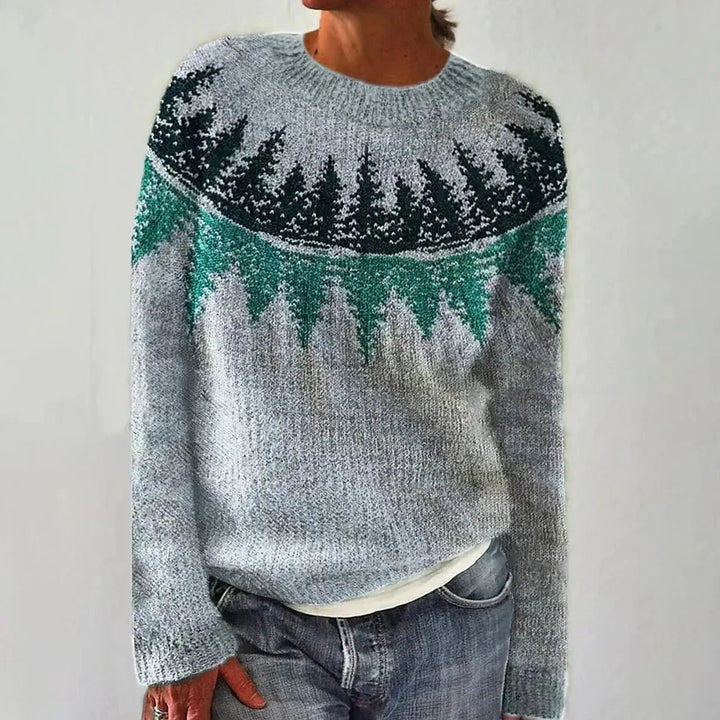 Noëlla | Pull en maille chic pour femme d’inspiration rétro