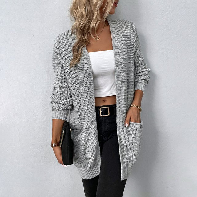 Thea | Cardigan long élégant et polyvalent