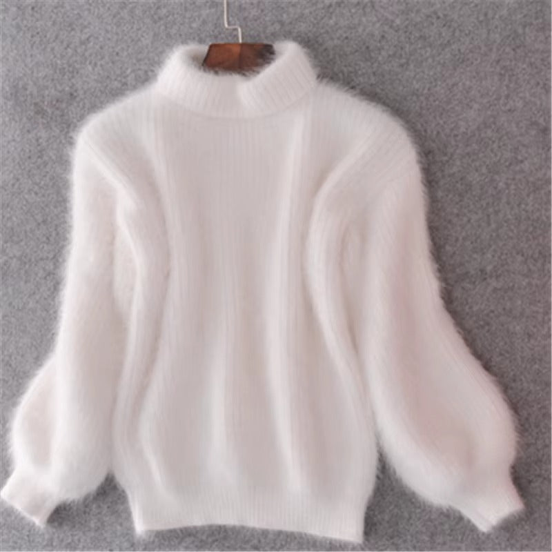 Saskia | Pull doux à col roulé