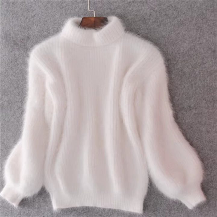Saskia | Pull doux à col roulé