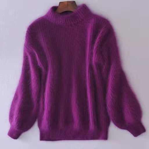Saskia | Pull doux à col roulé