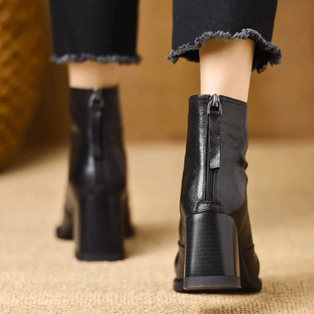 Kassandra | Bottes de luxe à talon moyen