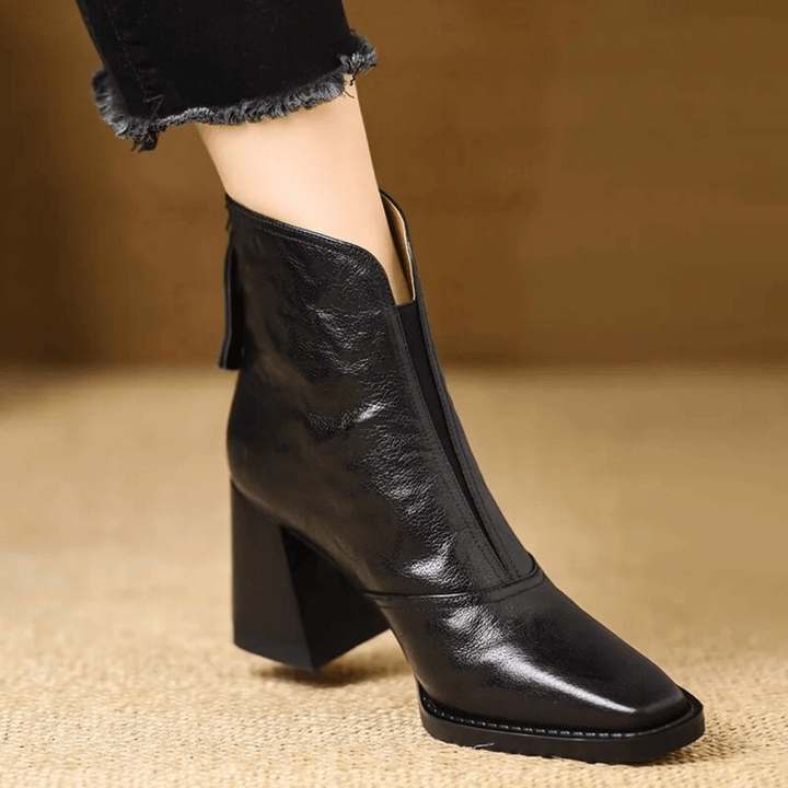 Kassandra | Bottes de luxe à talon moyen