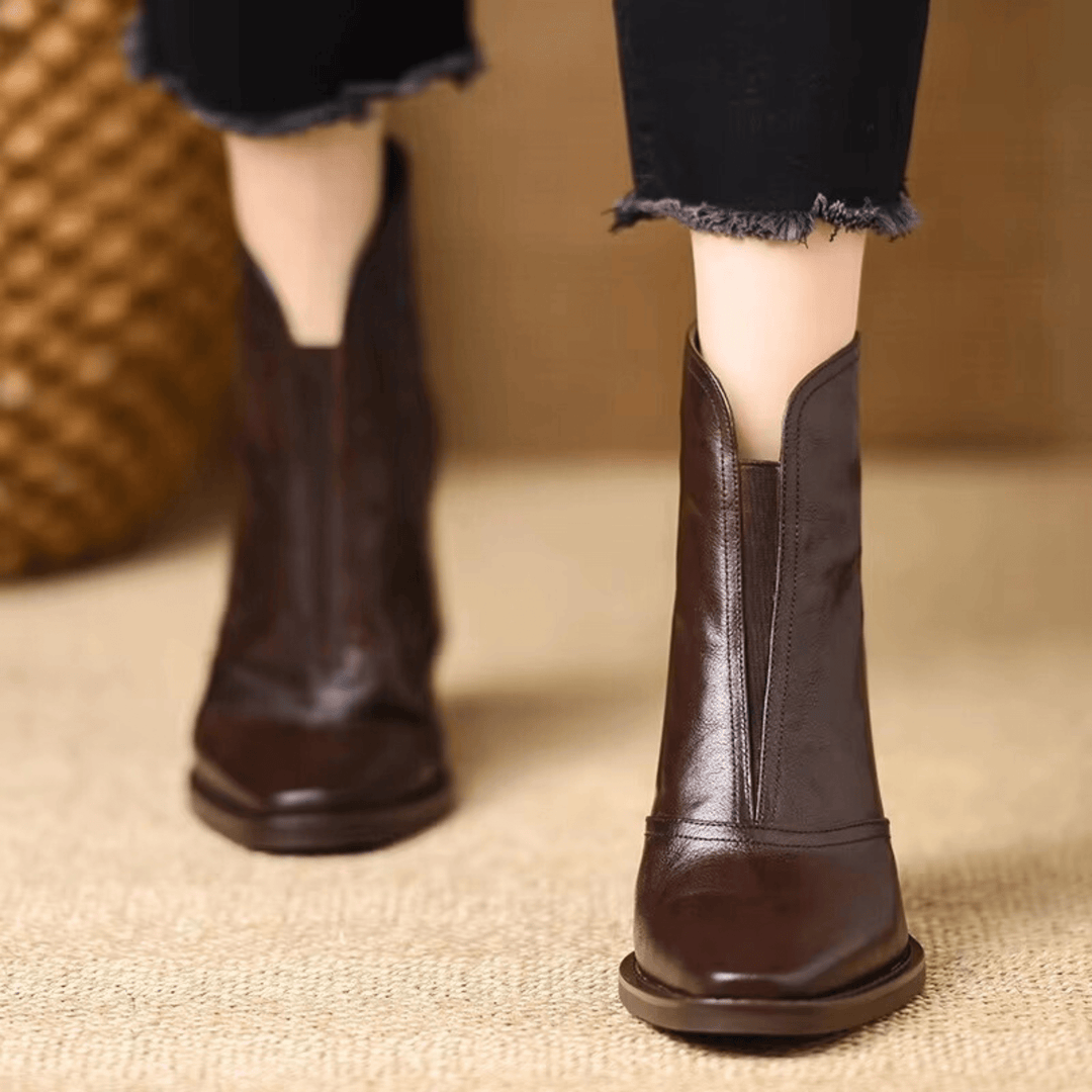Kassandra | Bottes de luxe à talon moyen