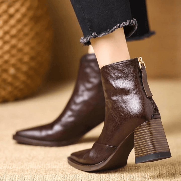 Kassandra | Bottes de luxe à talon moyen