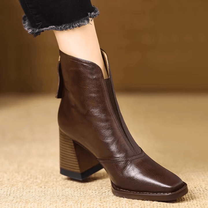 Kassandra | Bottes de luxe à talon moyen