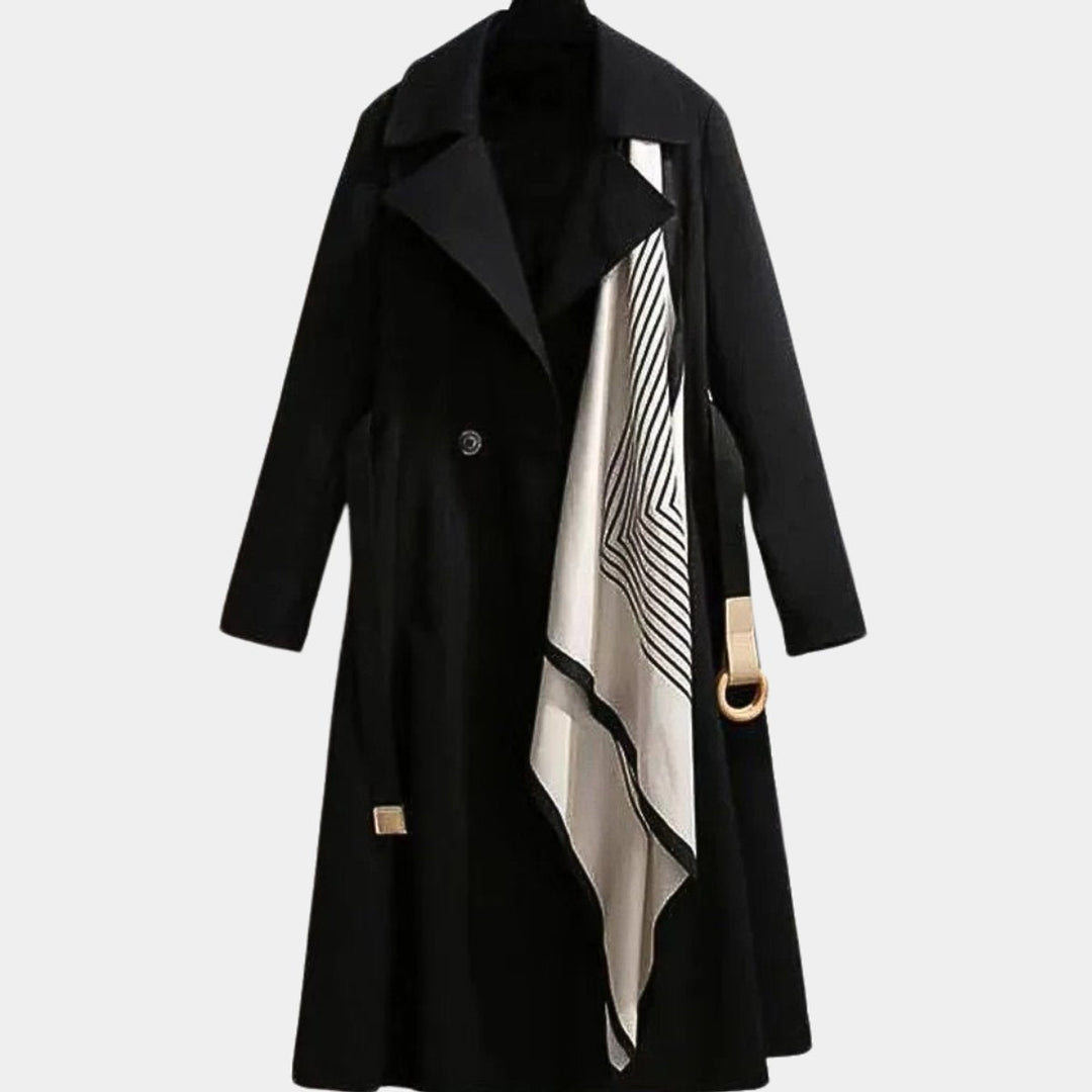 Clarice | Trench-coat midi classique à ceinture