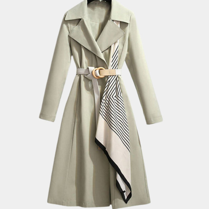 Clarice | Trench-coat midi classique à ceinture