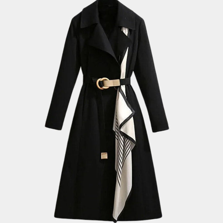 Clarice | Trench-coat midi classique à ceinture