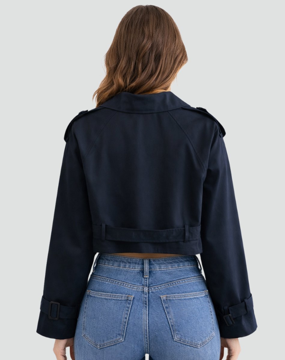 Juliana | Trench-coat court chic ceinturé