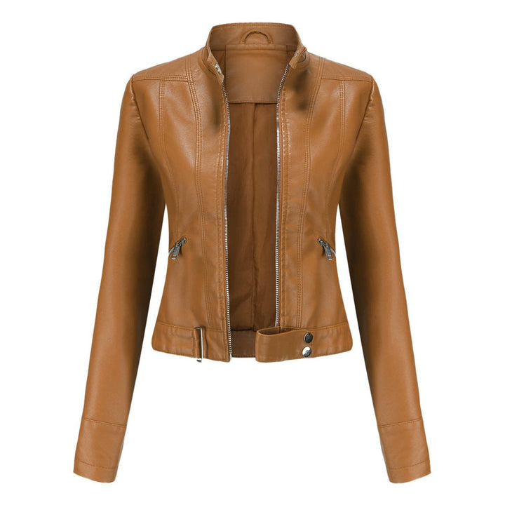 Linnea | Veste de motard courte à col montant