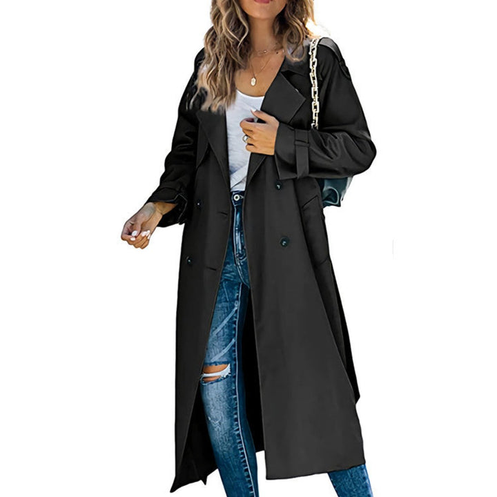 Juliet | Trench-coat long croisé avec ceinture