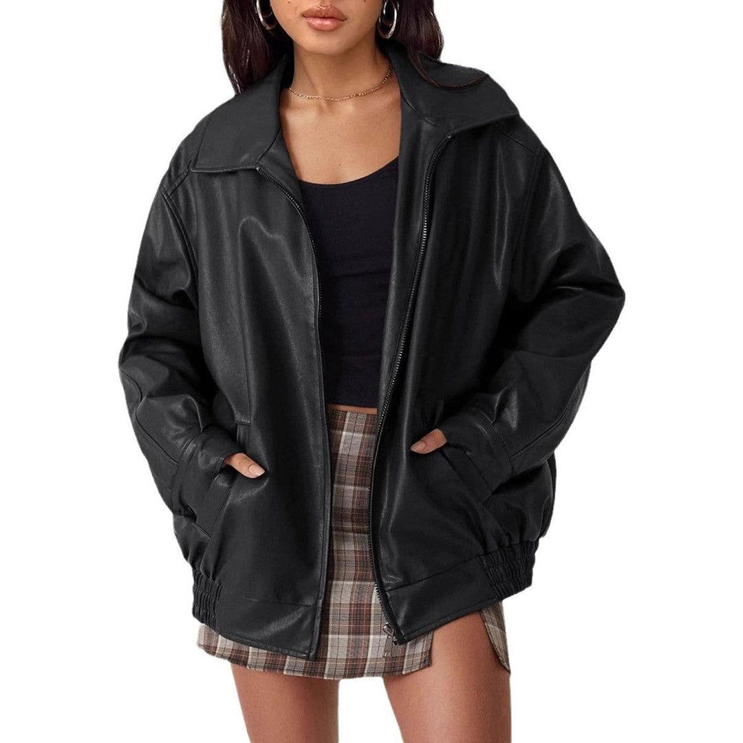 Nicola | Blouson bomber zippé à coupe décontractée